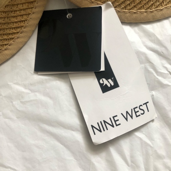 NWT Nine West Classic Straw Visor - Picture 6 of 9